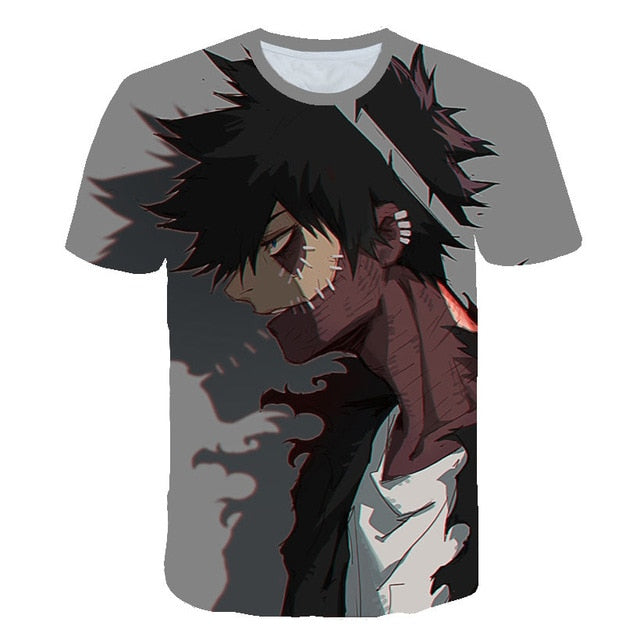 Summer High-Quality Unisex Boku No Hero T Shirt My Hero Academia Tees T-Shirt Tshirt Harajuku Yoh Asakura Midoriya Izuku T-shirt | Vimost Shop.