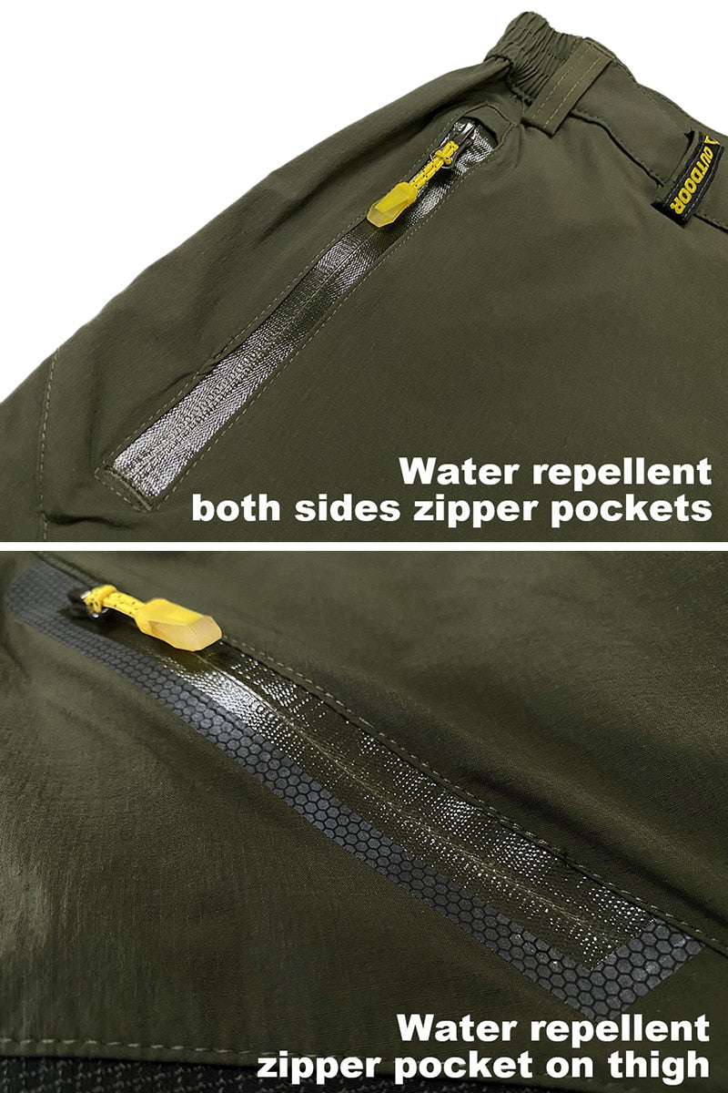 Summer Lightweight Quick Dry Trousers Men Rip-stop Multi-Pockets Tactical Military Trousers Elastic Straight Hike Pants | Vimost Shop.