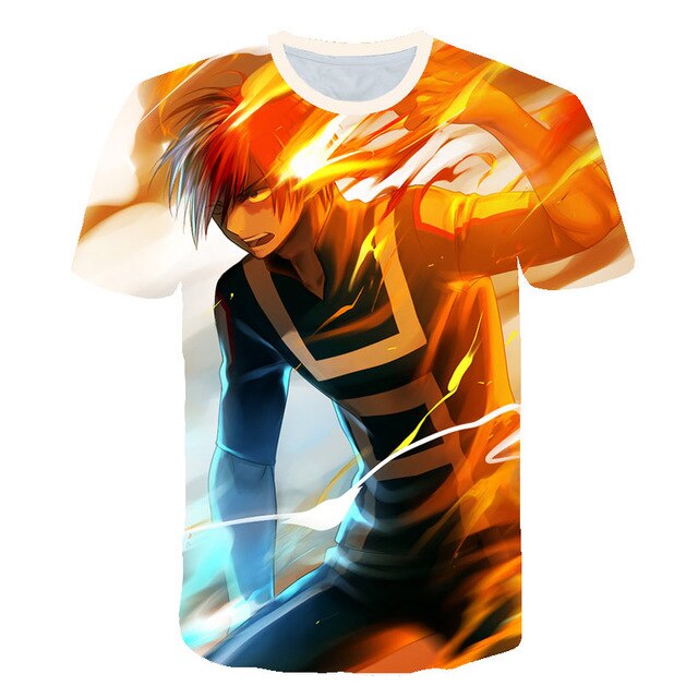 My Hero Academia in men's T-Shirt All Might 3D Printing tshirts Cosplay NUOVO Anime Short Sleeve Casual Top | Vimost Shop.
