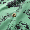 Men Hip Hop Shirt Streetwear Men Hawaiian Shirts Graffiti Skull Harajuku Summer Beach Shirt Casual Tops | Vimost Shop.