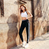 Spring Style Large Size Running Pants Soft Loose Women's  Yoga Fitness Pants Casual Athletic Sweatpants Side Strips | Vimost Shop.