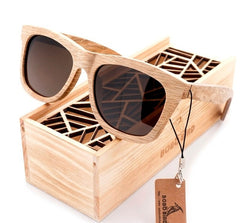 Square Sunglasses Men Women Retro Polarized Wood Sun Glasses gafas de lujo de hombre | Vimost Shop.