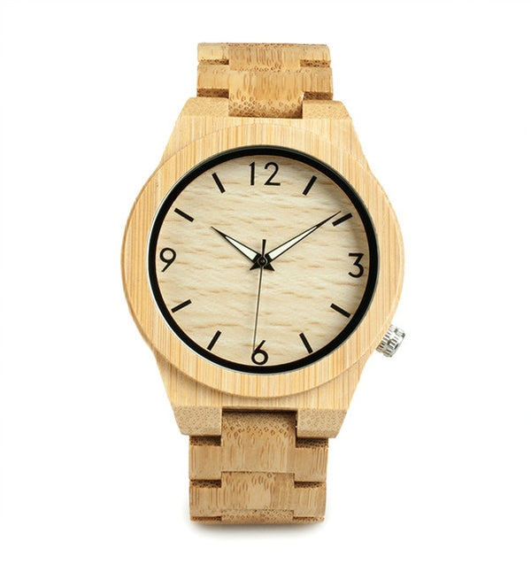 Men Wooden Watch Quartz Wristwatch Top Brand Timepieces Gift Box relogio masculino Accept Drop Shipping | Vimost Shop.