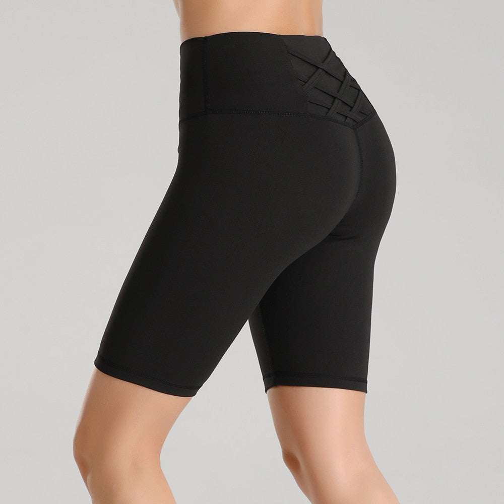 High Waist Sport Gym Yoga Shorts Women Quick Dry Workout Biker Shorts Fitness  Running Tights Seamless Trousers | Vimost Shop.