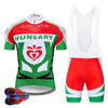 Team Hungary Cycling Clothing Set MTB Jersey Bicycle Clothes Ropa Ciclismo Quick Dry Bike Wear Mens Short Maillot Culotte | Vimost Shop.