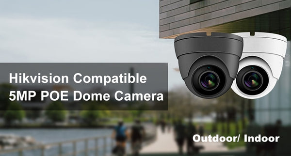 Hikvision Compatible Anpviz 5MP POE IP Camera Outdoor/Indoor 2592 x 1944 Dome Security Video Surveillance Audio Built-in Mic | Vimost Shop.