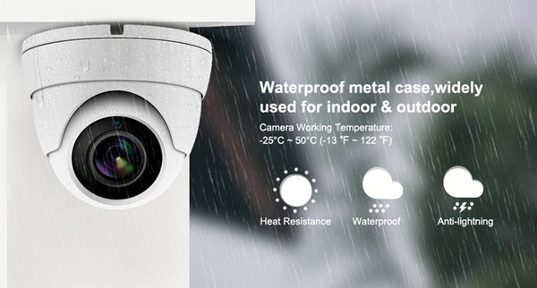 Hikvision Compatible Anpviz 5MP POE IP Camera Outdoor/Indoor 2592 x 1944 Dome Security Video Surveillance Audio Built-in Mic | Vimost Shop.