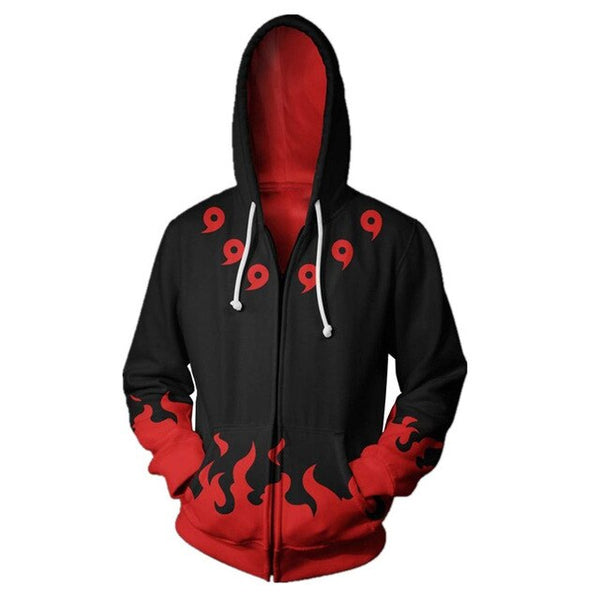 Anime Naruto Hoodie 4th 7th Hokage Uzumaki Naruto Uchiha Sasuke Hatake Kakashi Ootutuki Zipper Coat Tops Thin Hoodies Sweatshirt | Vimost Shop.