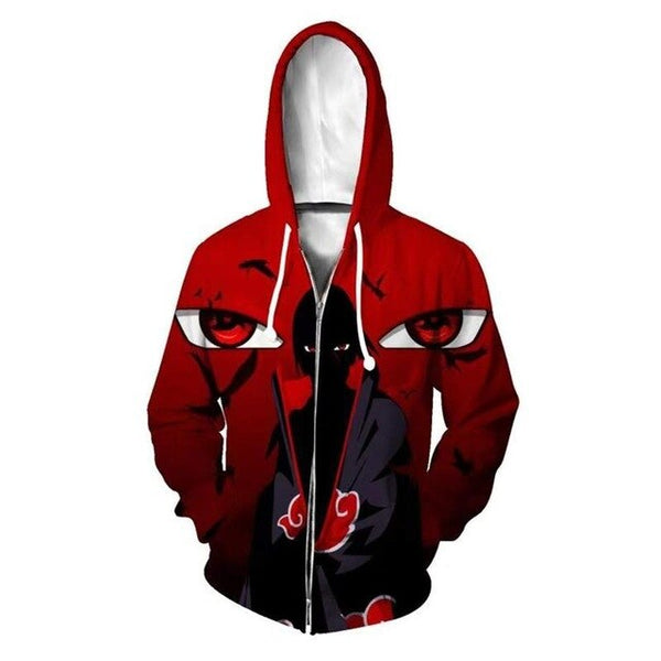 Anime Naruto Hoodie 4th 7th Hokage Uzumaki Naruto Uchiha Sasuke Hatake Kakashi Ootutuki Zipper Coat Tops Thin Hoodies Sweatshirt | Vimost Shop.