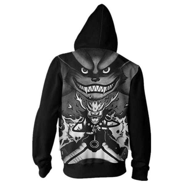 Anime Naruto Hoodie 4th 7th Hokage Uzumaki Naruto Uchiha Sasuke Hatake Kakashi Ootutuki Zipper Coat Tops Thin Hoodies Sweatshirt | Vimost Shop.