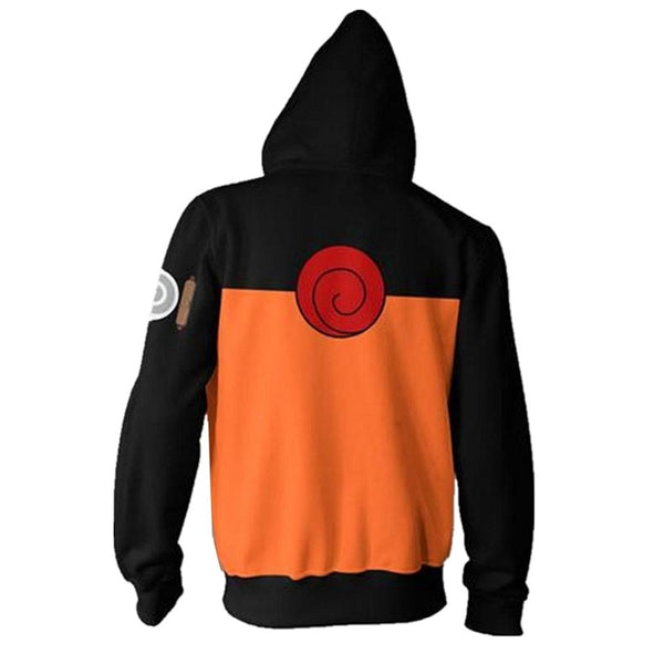 Anime Naruto Hoodie 4th 7th Hokage Uzumaki Naruto Uchiha Sasuke Hatake Kakashi Ootutuki Zipper Coat Tops Thin Hoodies Sweatshirt | Vimost Shop.