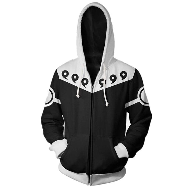 Anime Naruto Hoodie 4th 7th Hokage Uzumaki Naruto Uchiha Sasuke Hatake Kakashi Ootutuki Zipper Coat Tops Thin Hoodies Sweatshirt | Vimost Shop.