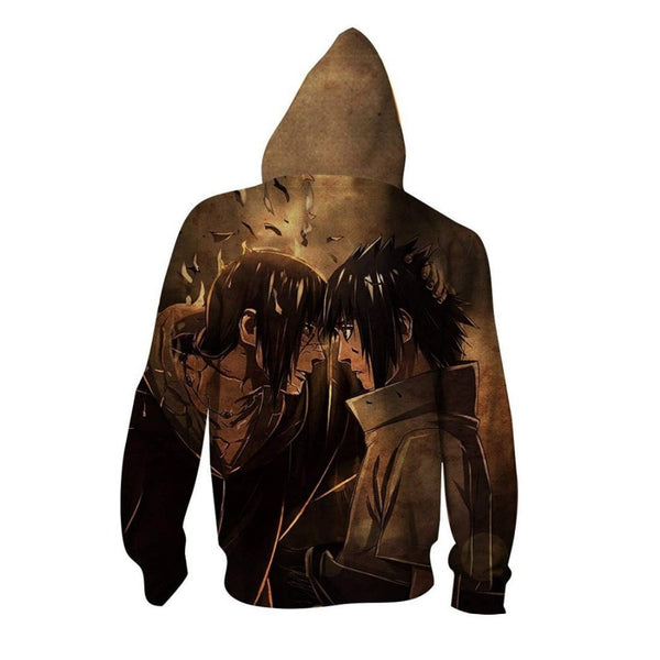 Anime Naruto Hoodie 4th 7th Hokage Uzumaki Naruto Uchiha Sasuke Hatake Kakashi Ootutuki Zipper Coat Tops Thin Hoodies Sweatshirt | Vimost Shop.