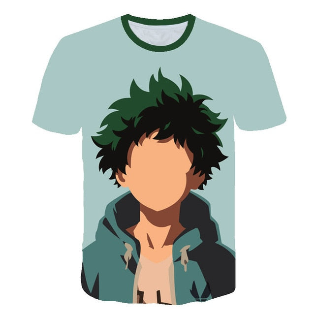 My Hero Academia Boku no hero Shirts 3D Print T shirt Hipster Cosplay Unisex tshirt Casual Boys Skateboard Hip-Hop | Vimost Shop.