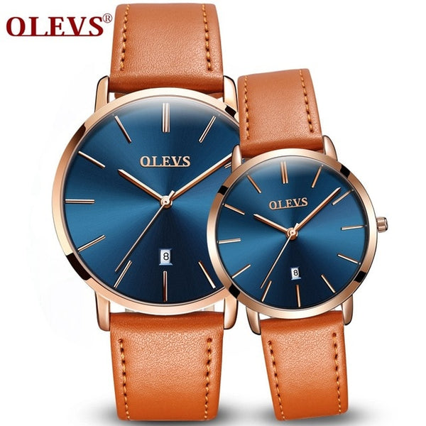 Fashion Couple Watches Popular Casual Quartz Women Men Watch Lover's Gift Clock Boys Girls Ultra thin Leather Wristwatch | Vimost Shop.