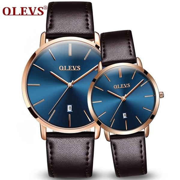 Fashion Couple Watches Popular Casual Quartz Women Men Watch Lover's Gift Clock Boys Girls Ultra thin Leather Wristwatch | Vimost Shop.