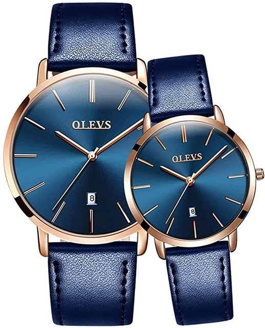 Fashion Couple Watches Popular Casual Quartz Women Men Watch Lover's Gift Clock Boys Girls Ultra thin Leather Wristwatch | Vimost Shop.