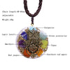 Orgonite Pendant  7 Chakra Necklace Reiki Energy Pendant  Hand Of Fatifa Yoga Meditation Jewelry Resin Necklace | Vimost Shop.
