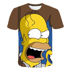 The Simpsons Homer 3d Print T Shirt Bart Simpson House Clothing Homer Simpsons Sweatshirt Costume Men/women Simpson Family Shirt | Vimost Shop.