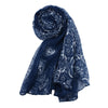 Women Classical Print Scarf Scarves Sun Protection Gauze Kerchief Lightweight ethnic blue and white porcelain Bali yarn scarf | Vimost Shop.