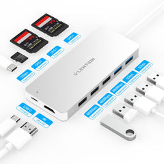 Thunderbolt 3 Dock USB Type C to HDMI HUB Adapter for MacBook Samsung Dex Galaxy S10/S9 USB-C Converter SD/TF Card Readers