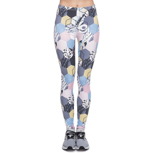 Multicolor Pattern 3D Printing legging fitness feminina leggins Woman Pants workout leggings | Vimost Shop.