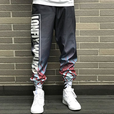 Hip hop Pants Men Loose Joggers Print Streetwear Harem Pants Big Size S-3XL Casual Harajuku Funny Print Ankle length Trousers | Vimost Shop.