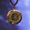 Orgonite Necklace Sri Yantra Pendant Sacred Geometry Tiger Eye Energy Necklace For Women Men Jewelry | Vimost Shop.