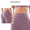 Women Athletic Cross Lace Up High Waist Capri Yoga Pants Gym Fitness Workout Running Leggings | Vimost Shop.