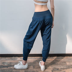 Loose Fit Harem Dance Pants Women's Training Running Sweat Absorbing Quick-Dry Gymnastic Pants Fitness Yoga Pants | Vimost Shop.