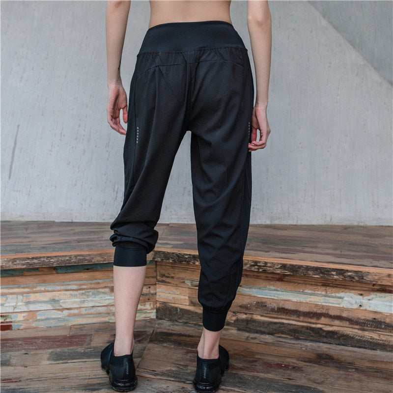 Loose Fit Harem Dance Pants Women's Training Running Sweat Absorbing Quick-Dry Gymnastic Pants Fitness Yoga Pants | Vimost Shop.