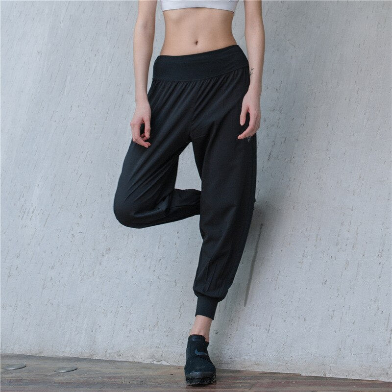 Loose Fit Harem Dance Pants Women's Training Running Sweat Absorbing Quick-Dry Gymnastic Pants Fitness Yoga Pants | Vimost Shop.