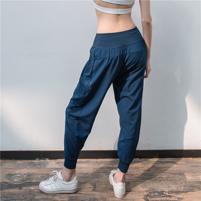 Loose Fit Harem Dance Pants Women's Training Running Sweat Absorbing Quick-Dry Gymnastic Pants Fitness Yoga Pants | Vimost Shop.
