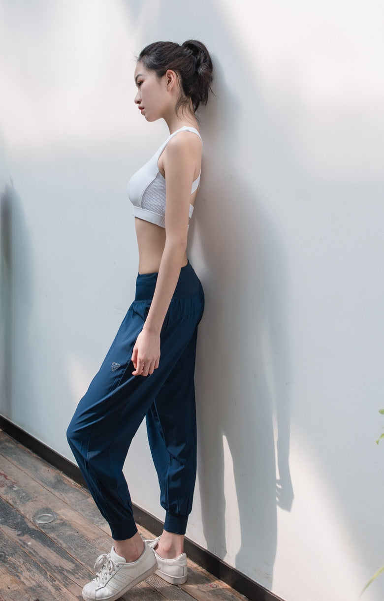 Loose Fit Harem Dance Pants Women's Training Running Sweat Absorbing Quick-Dry Gymnastic Pants Fitness Yoga Pants | Vimost Shop.