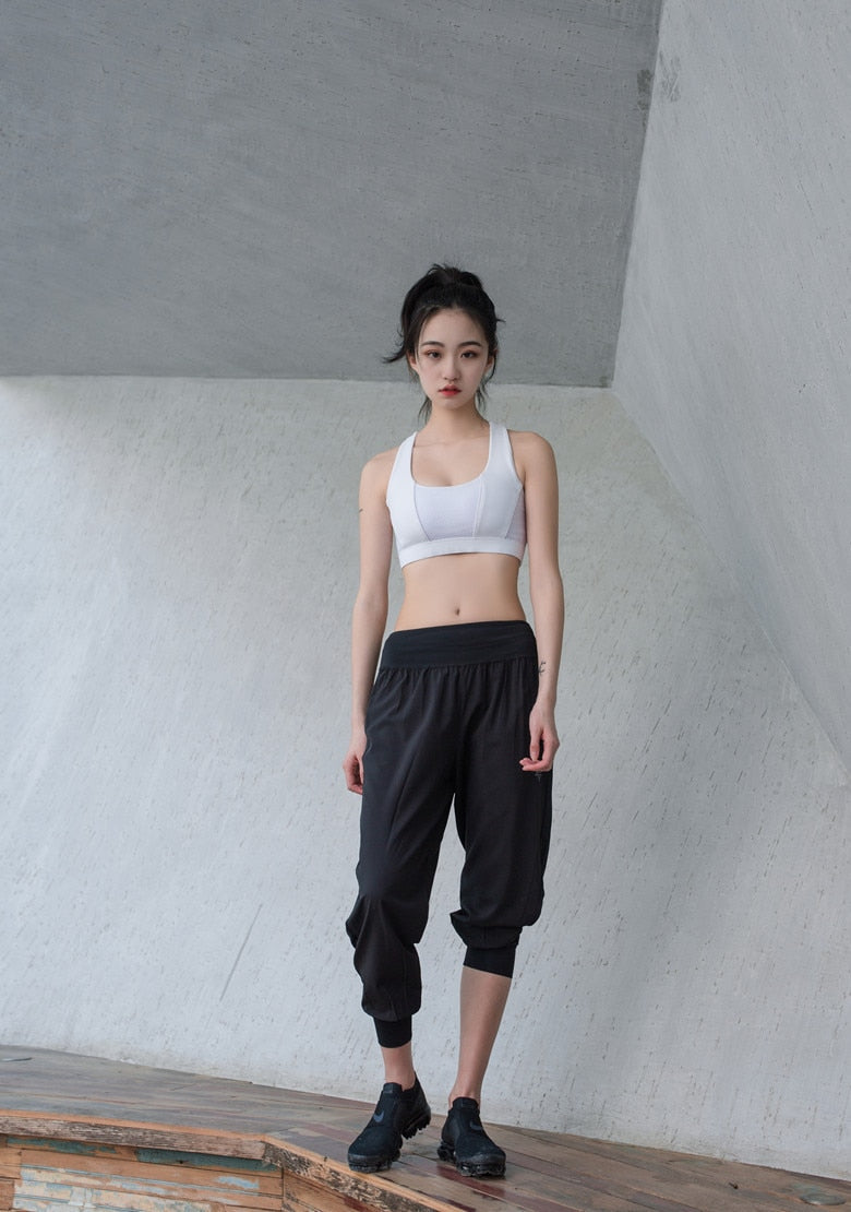 Loose Fit Harem Dance Pants Women's Training Running Sweat Absorbing Quick-Dry Gymnastic Pants Fitness Yoga Pants | Vimost Shop.