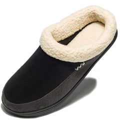 Warm Cotton Slippers Men Shoes Bathroom Indoor Man Winter Fur Shoes High Quality Plush House Flat Footwear Plus Size 48 49 50