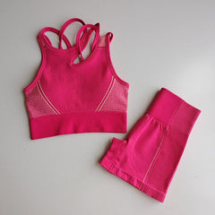 2pcs Seamless Yoga Sets Women Sport Wear | Vimost Shop.