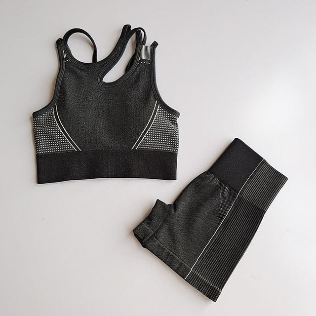 2pcs Seamless Yoga Sets Women Sport Wear | Vimost Shop.