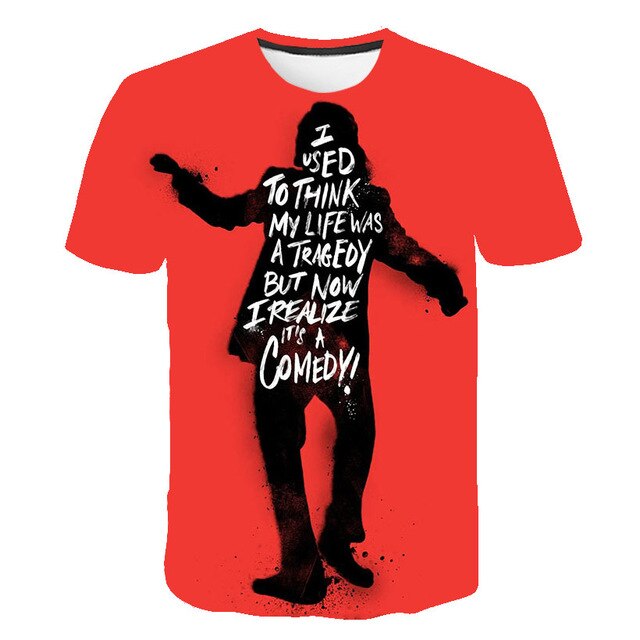 Hot Sale Clown T Shirt Men/women Joker Face 3D Printed Terror Fashion T-shirts Cool Character joker Harajuku Clothing | Vimost Shop.