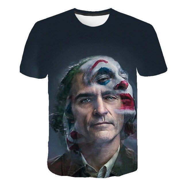 Hot Sale Clown T Shirt Men/women Joker Face 3D Printed Terror Fashion T-shirts Cool Character joker Harajuku Clothing | Vimost Shop.