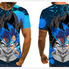 Dragon Ball Series Boys Clothing Anime Harajuku Tops Summer Fashion Men's T-shirt 3D O-Neck Shirt Large Size Streetwear - Vimost Shop