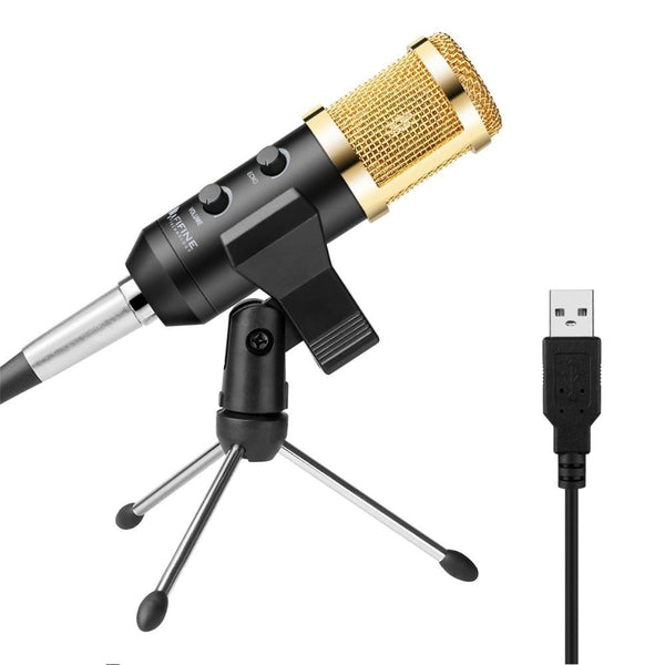 Plug & Play Desktop USB Microphones For PC/Computer(Windows, Mac, Linux OX), Podcasting, Recording