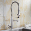 Kitchen Faucet Chrome Brass Tall kitchen faucet mixer Sink Faucet Pull Out Spray Single Handle Swivel Spout Mixer Taps