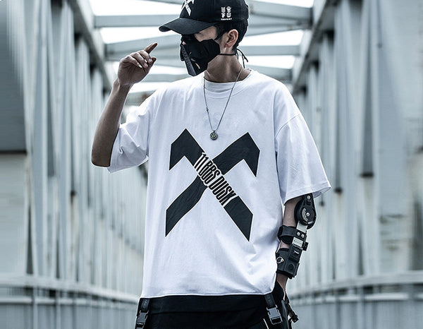 Hip Hop Streetwear T Shirt  Summer Patchwork Printed Tactica Harajuku Short Sleeve Oversized Mens T Shirts | Vimost Shop.