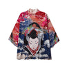 Male Kimono Cardigan Japanese Kimono Men Cardigan Shirt Blouse Yukata Men Haori Obi Traditional Samurai Clothing | Vimost Shop.