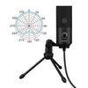 USB Condenser game Microphone For Laptop Windows Studio Recording  Built-in sound card