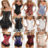 X Sexy Women steampunk clothing gothic Plus Size Corsets Lace Up boned Overbust Bustier Waist Cincher Body shaper corselet S-6XL | Vimost Shop.