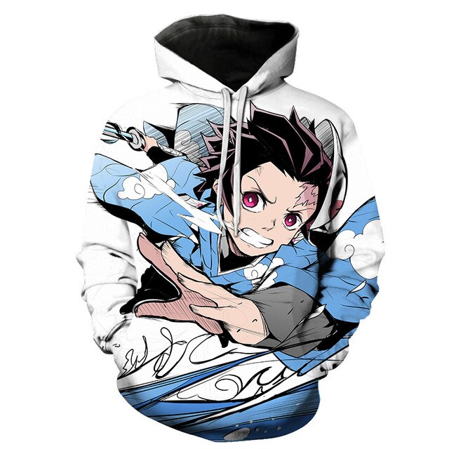Men Women Anime Demon Slayer: Kimetsu no Yaiba Hoodie Cosplay Costume Sweatshirts Unisex Cartoon Pullover Autumn Casual Clothing | Vimost Shop.