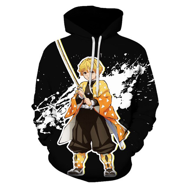 Men Women Anime Demon Slayer: Kimetsu no Yaiba Hoodie Cosplay Costume Sweatshirts Unisex Cartoon Pullover Autumn Casual Clothing | Vimost Shop.