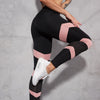 Women Pink Mesh Patchwork Sport Yoga Pants Gym | Vimost Shop.